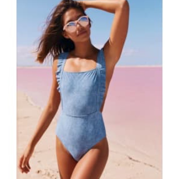 aerie Other - New with Tags AERIE RUFFLE ONE PIECE SWIMSUIT XXL